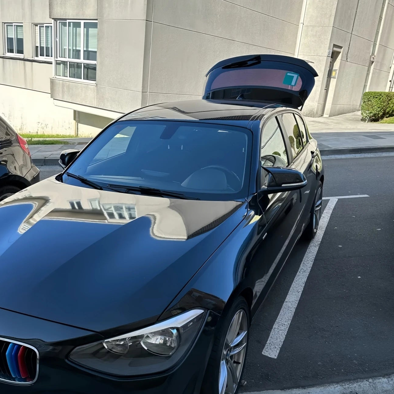 BMW 1/2/3/4 Series - 2Pcs - ABS Gloss Black/Carbon Look Mirror Cover Cap