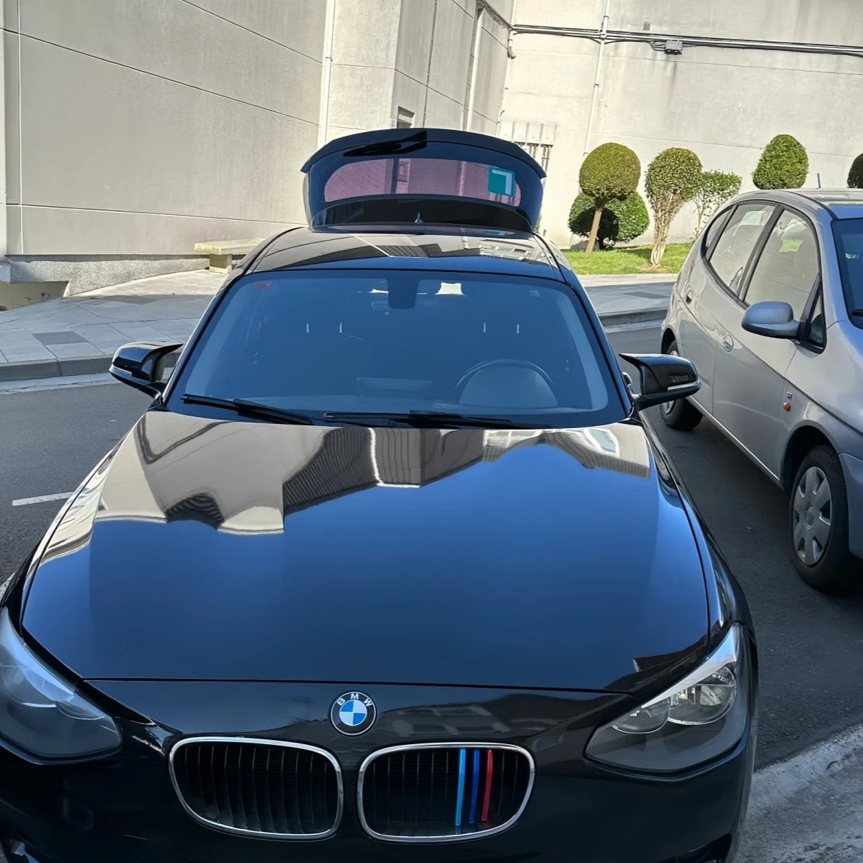 BMW 1/2/3/4 Series - 2Pcs - ABS Gloss Black/Carbon Look Mirror Cover Cap