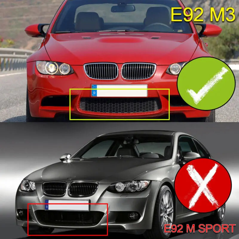 BMW E92/E90 M3 2007-2013 GTS M3 Performance Carbon Look Front Bumper Lip