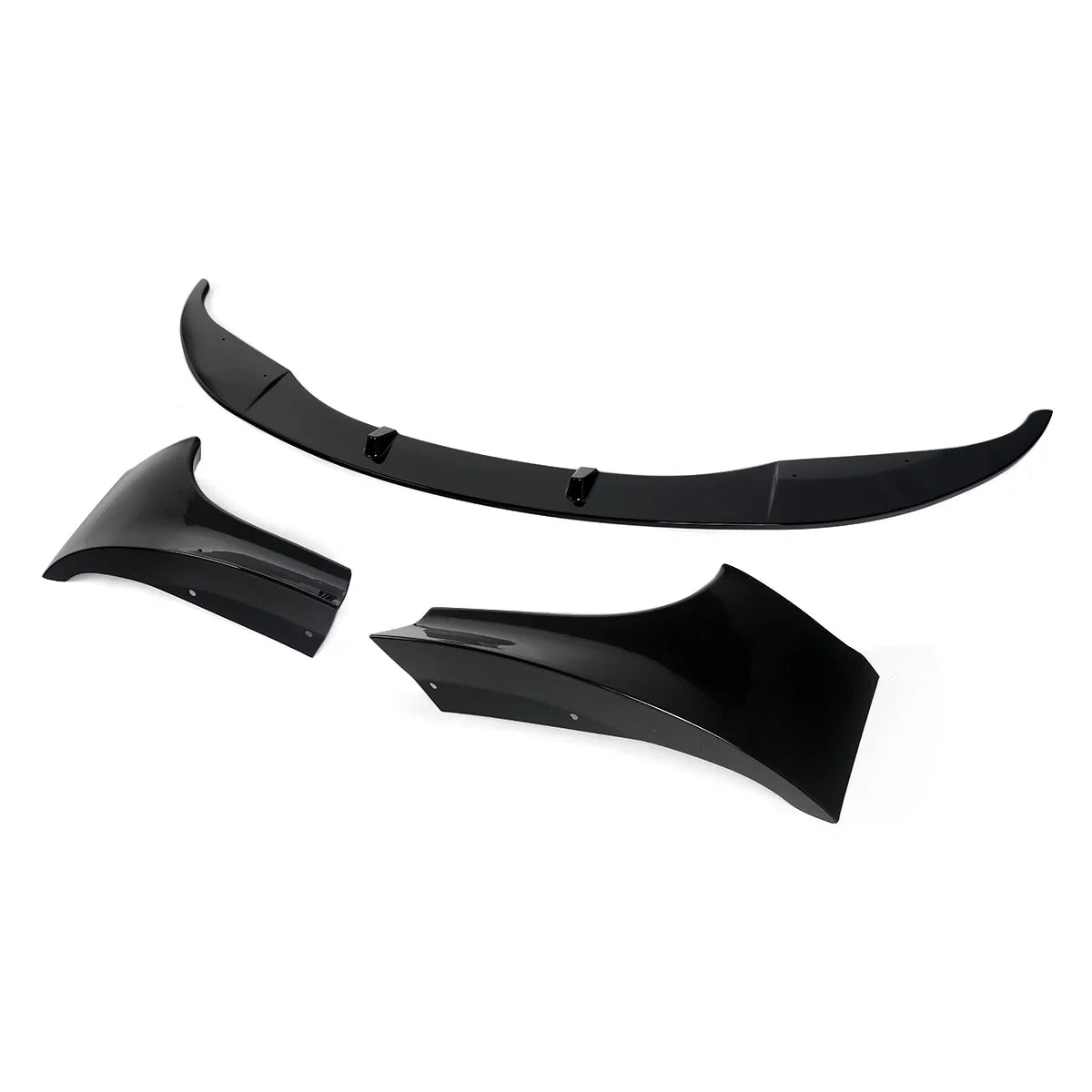 Glossy Black M Sport Front Bumper Lip Splitter for BMW 5 Series E60 M5 (2004-2010)