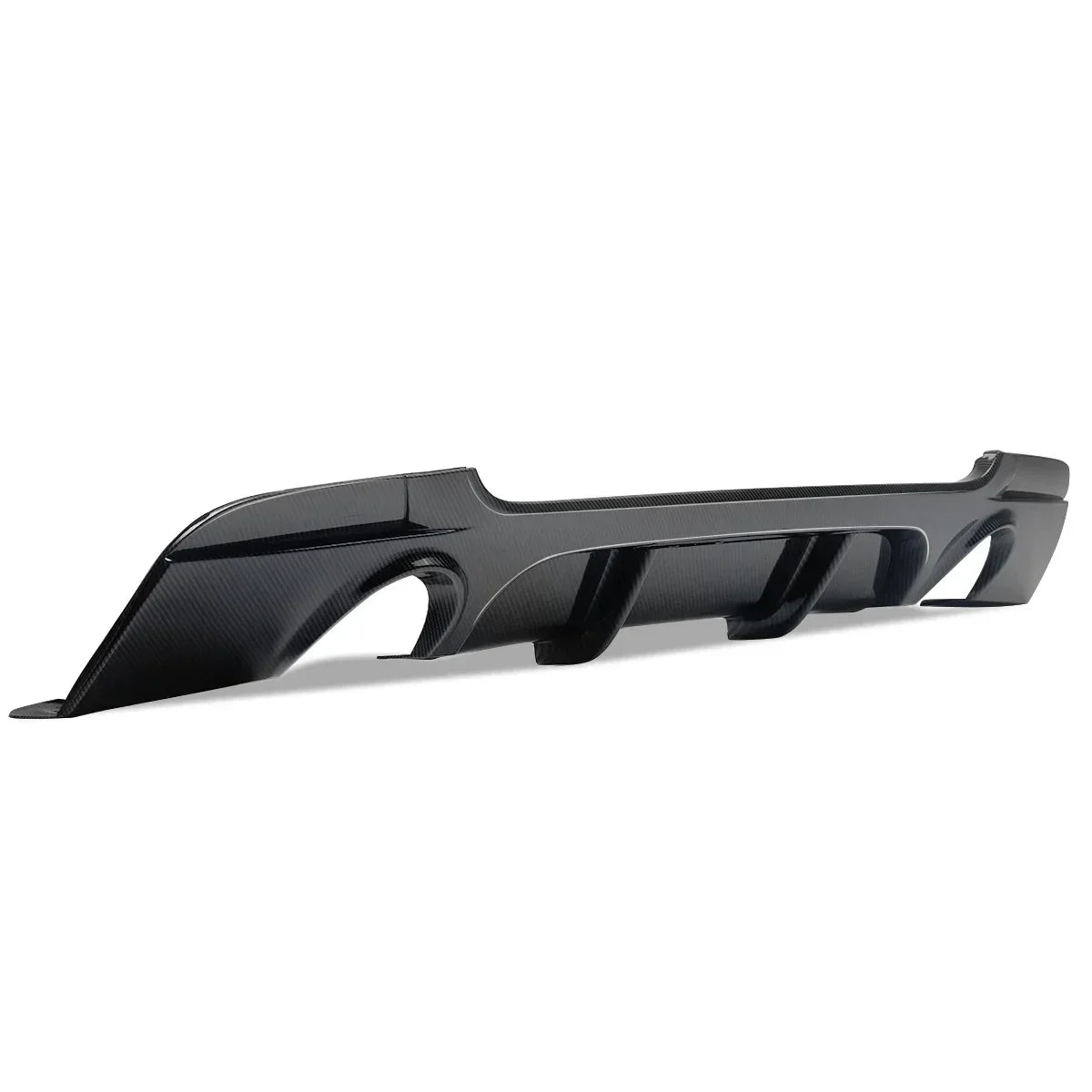 BMW E92 M-Sport Dual Exit Rear Diffuser Carbon/Gloss Black