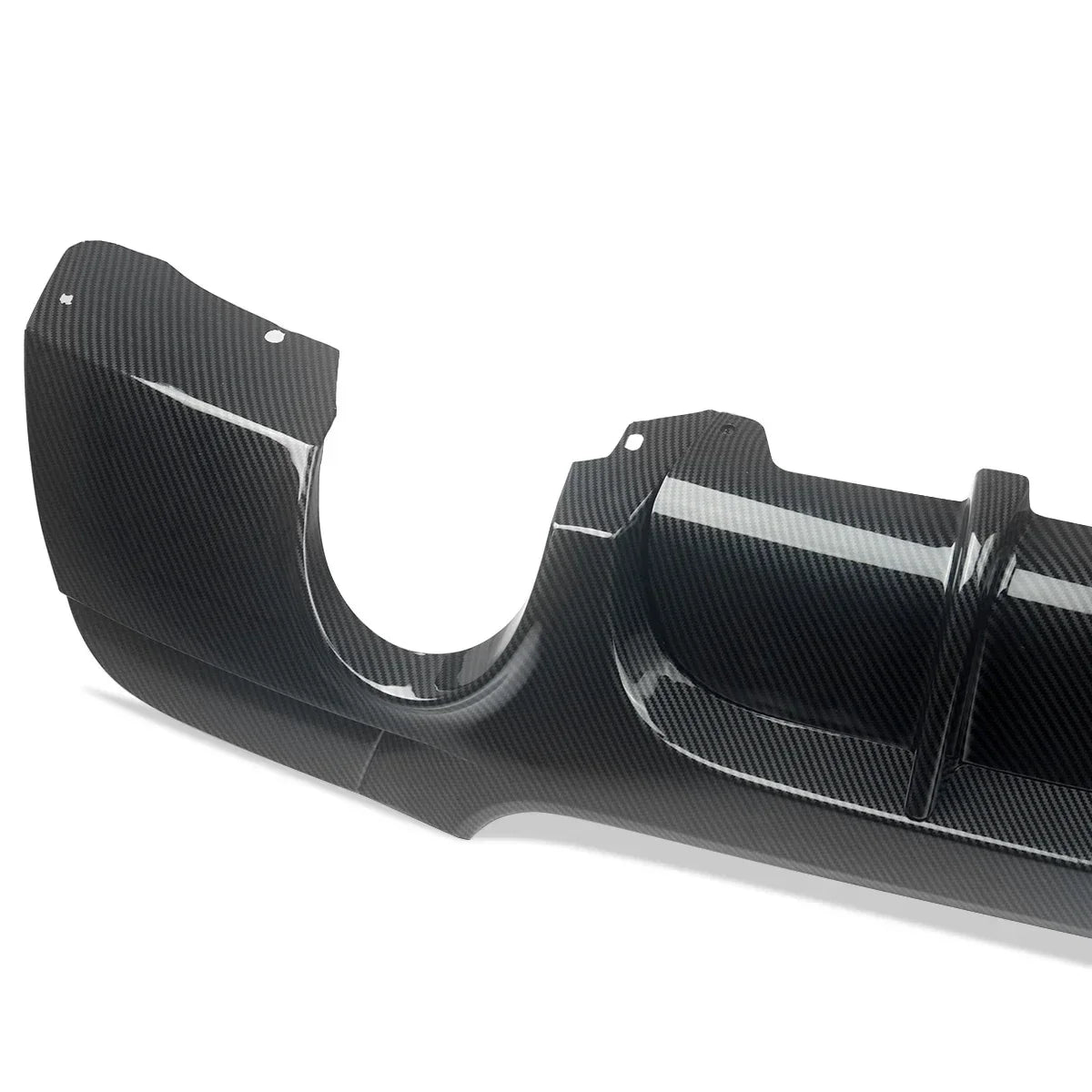 BMW E92 M-Sport Dual Exit Rear Diffuser Carbon/Gloss Black