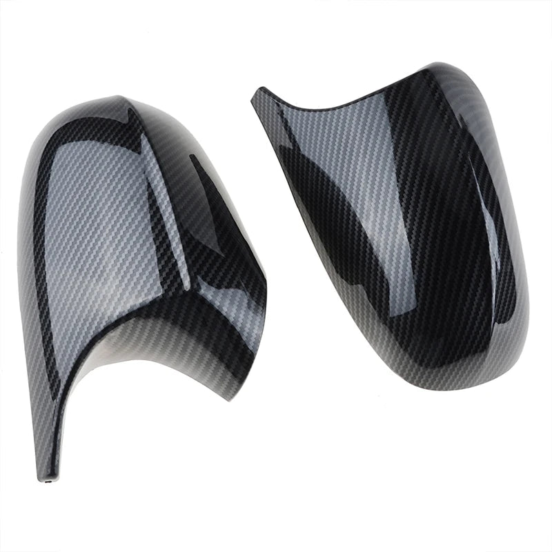 BMW E90 E91 E92 E93 E81 E87 E82 E88 3 1 Series Side Mirror Cover M-Style Carbon Fibre/Gloss Black