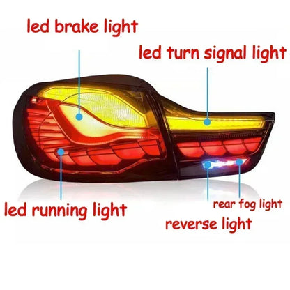 BMW 4 Series F32/F36/F82/M4 GTS/CS Style LED Tail Light - Plug + Play - 2014-2020