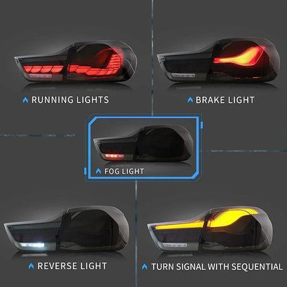 BMW 4 Series F32/F36/F82/M4 GTS/CS Style LED Tail Light - Plug + Play - 2014-2020