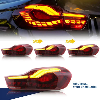 BMW 4 Series F32/F36/F82/M4 GTS/CS Style LED Tail Light - Plug + Play - 2014-2020