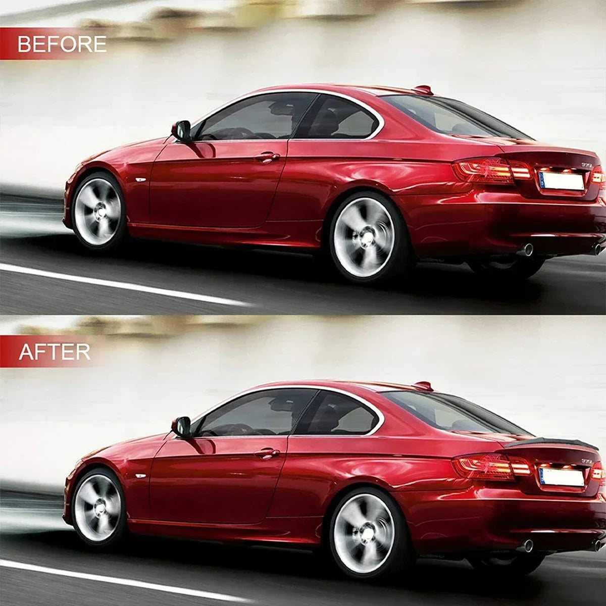 Gloss Black M4/V-Style Trunk Spoiler for BMW 3 Series E92 Coupe & E92 M3 (2006-2013)