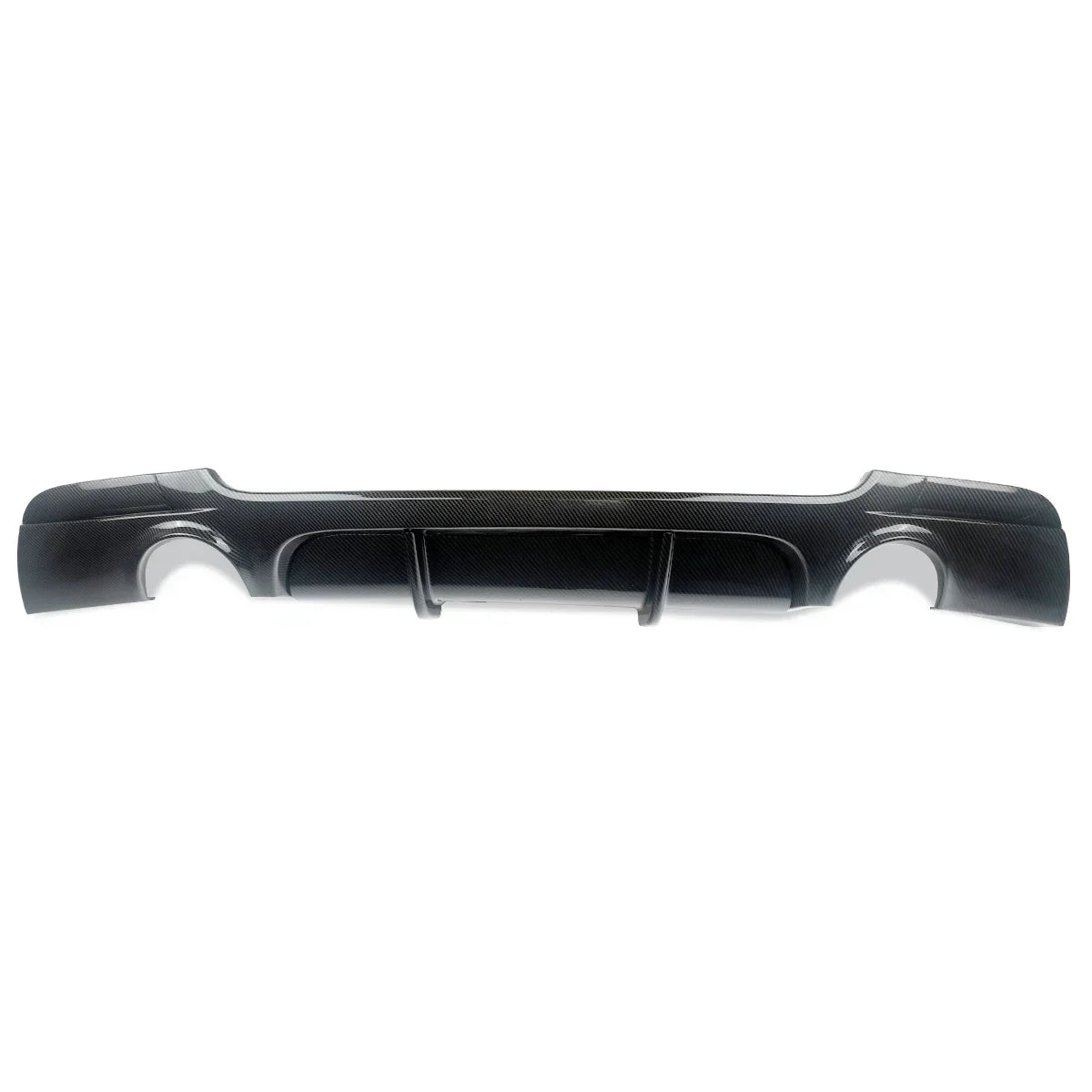 BMW E92 M-Sport Dual Exit Rear Diffuser Carbon/Gloss Black