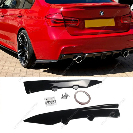 BMW 3 Series - PSM Style Rear Bumper Diffuser Side Splitter - M Sport 2012-2019